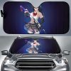 Anime Girl Sword Katana Samurai Car Auto Sun Shade