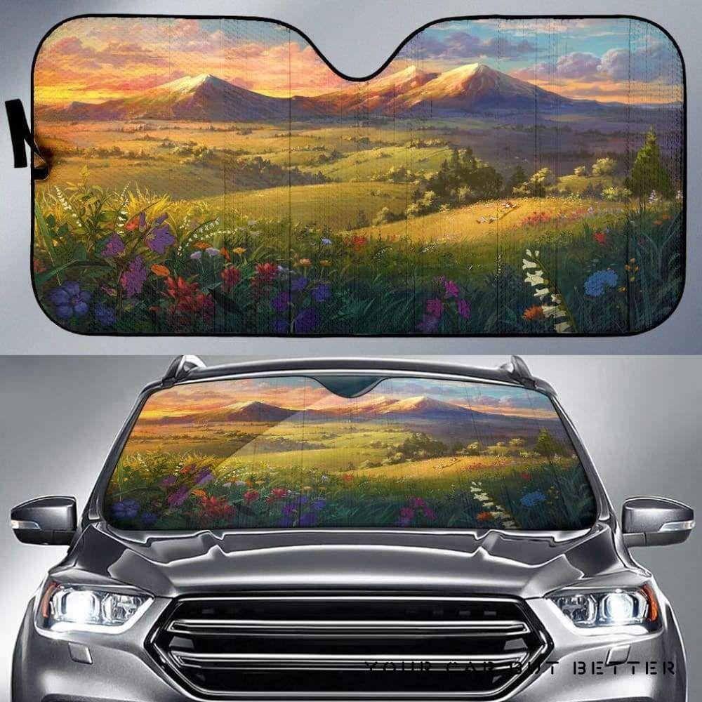Anime Landscape 1 Car Auto Sun Shade Anime Landscape 1 Car Auto Sun Shade