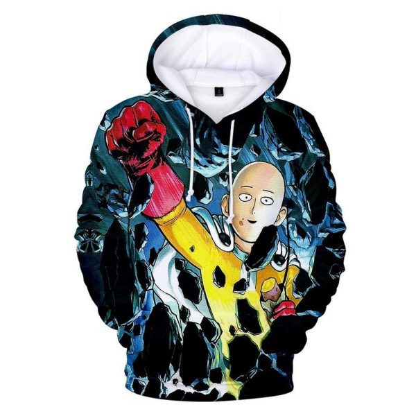 Anime One Punch Man 3D Printed Hoodie/Zipper Hoodie