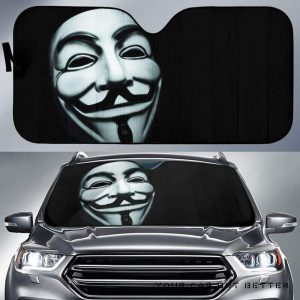 Anoymus Face Mask Car Auto Sun Shade