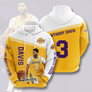 Anthony Davis Los Angeles Lakers 3D Printed Hoodie/Zipper Hoodie