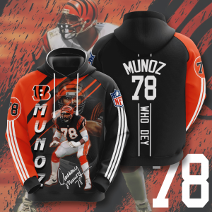 Anthony Munoz Cincinnati Bengals 3D Printed Hoodie/Zipper Hoodie