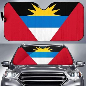 Antigua Flag Car Auto Sun Shade