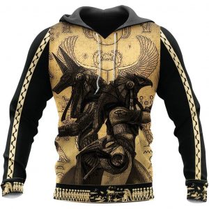 Anubis Ancient Egypt 3D Printed Hoodie/Zipper Hoodie