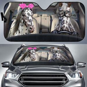 Appaloosa Horse Driver Kd Car Auto Sun Shade