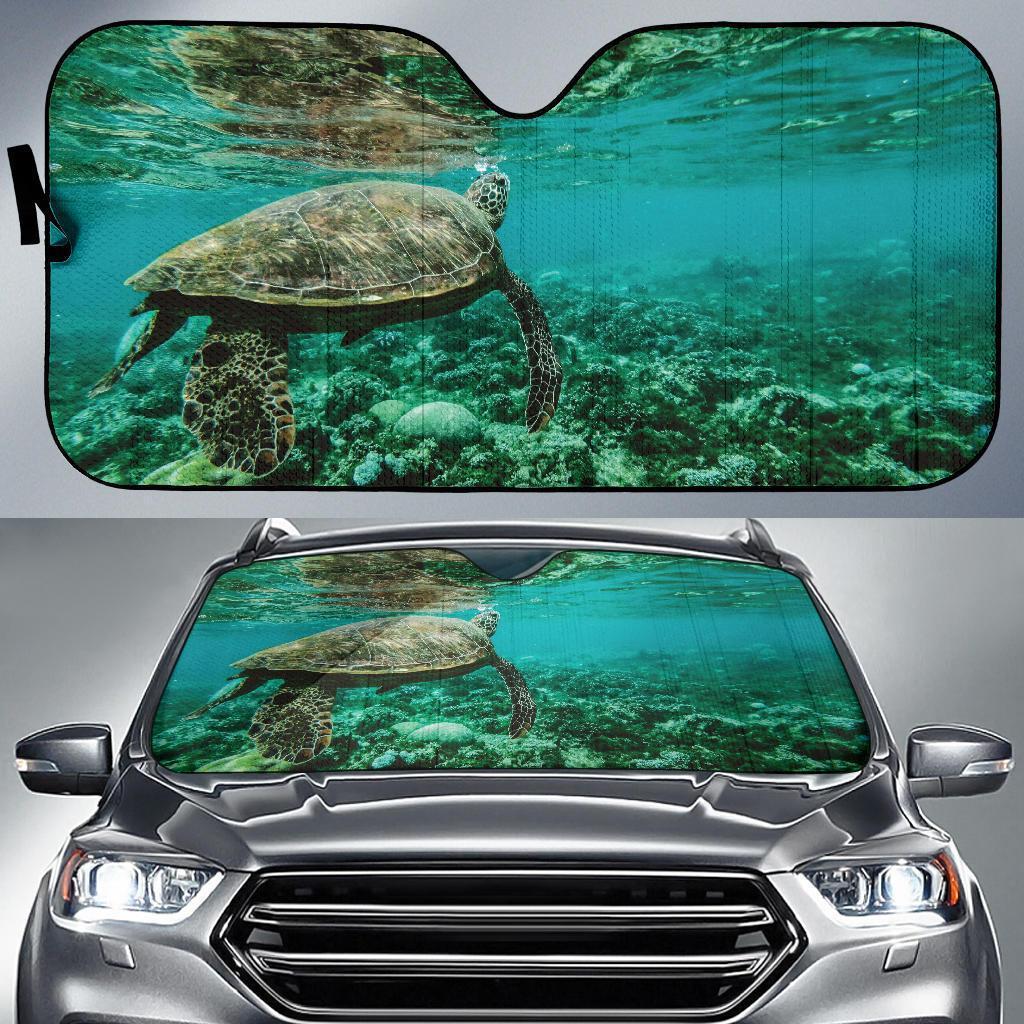 Aquatic Corals Car Auto Sun Shade Aquatic Corals Car Auto Sun Shade