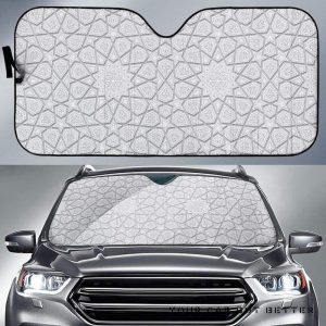 Arabic Star Pattern Car Auto Sun Shade