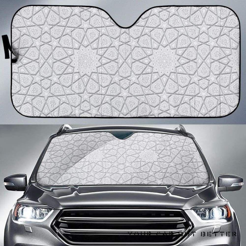 Arabic Star Pattern Car Auto Sun Shade Arabic Star Pattern Car Auto Sun Shade