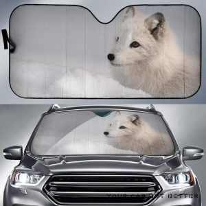 Arctic Fox Car Auto Sun Shade