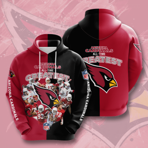 Arizona Cardinals All Time Greatest 3D Printed Hoodie/Zipper Hoodie