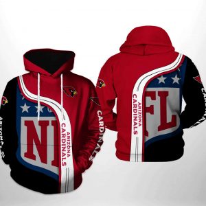 Arizona Cardinals NFL Team 3D Printed Hoodie/Zipper Hoodie