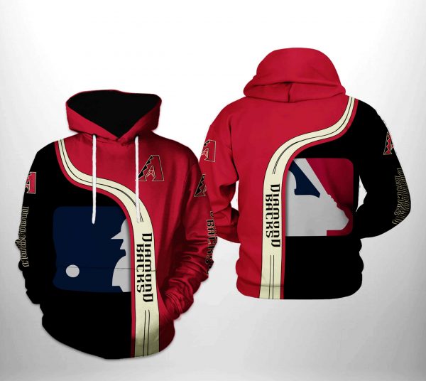 Arizona Diamondbacks MLB Team 3D Printed Hoodie/Zipper Hoodie