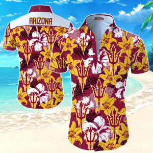 Arizona State Sun Devils Hawaiian Shirt Summer Button Up