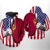 Arizona State Sun Devils NCAA US FLag 3D Printed Hoodie/Zipper Hoodie