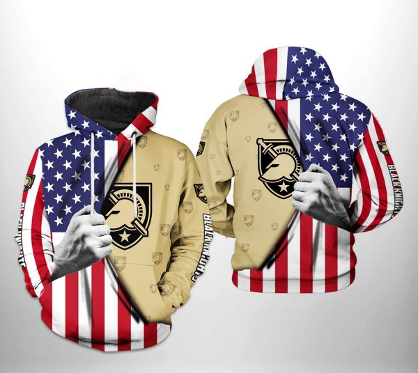 Army Black Knights NCAA US FLag 3D Printed Hoodie/Zipper Hoodie