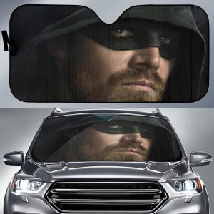 Arrow Season 8 Oliver Queen Stephen Amell Green Car Auto Sun Shade