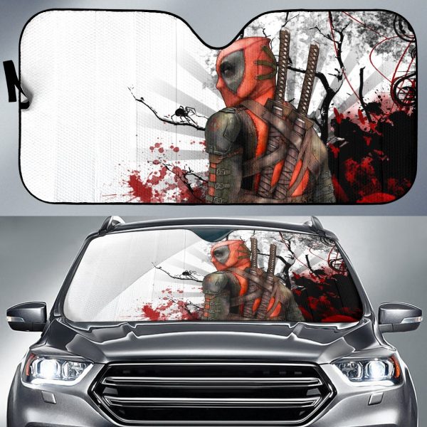 Art Deadpools Movie Car Auto Sun Shade