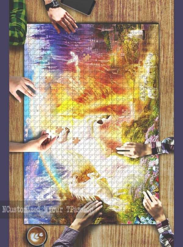 Art Of Play Unicorn Sunset Jigsaw Puzzle Set