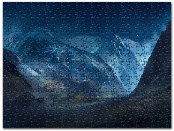 Artistic Landscape Mountains Jigsaw Puzzle Set