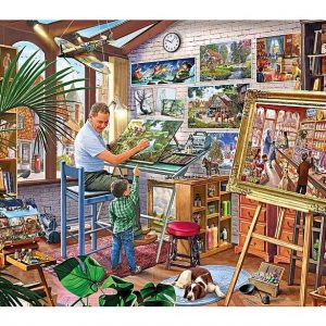 Artists Studio Jigsaw Puzzle Set