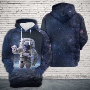 Astronaut 3D Printed Hoodie/Zipper Hoodie