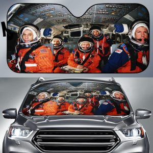 Astronauts In Space Car Auto Sun Shade