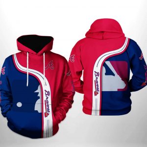 Atlanta Braves MLB Team 3D Printed Hoodie/Zipper Hoodie