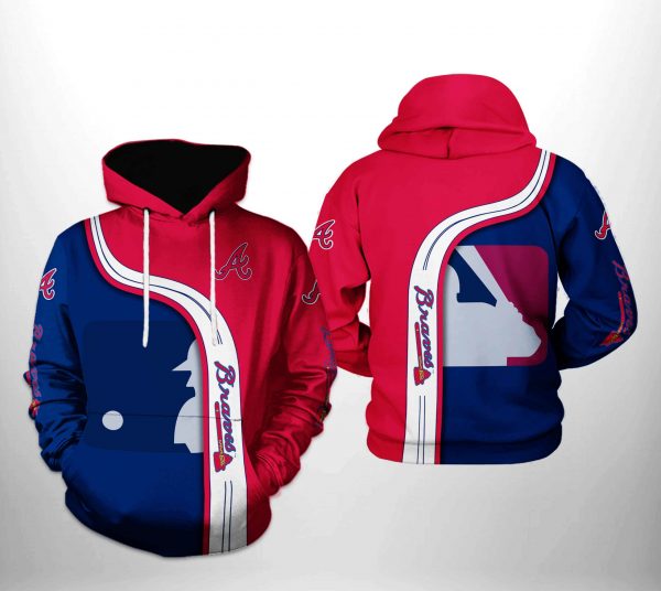 Atlanta Braves MLB Team 3D Printed Hoodie/Zipper Hoodie