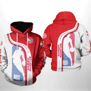 Atlanta Hawks NBA Team 3D Printed Hoodie/Zipper Hoodie