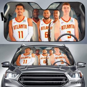 Atlanta Hawks Team Car Auto Sun Shade