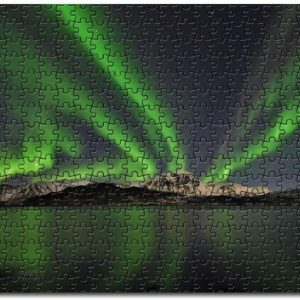 Aurora Across The Bay Lofoten Jigsaw Puzzle Set