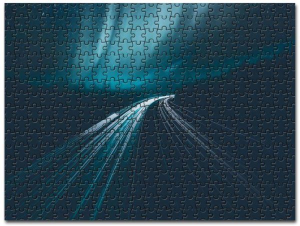 Aurora Borealis During Night Time Jigsaw Puzzle Set