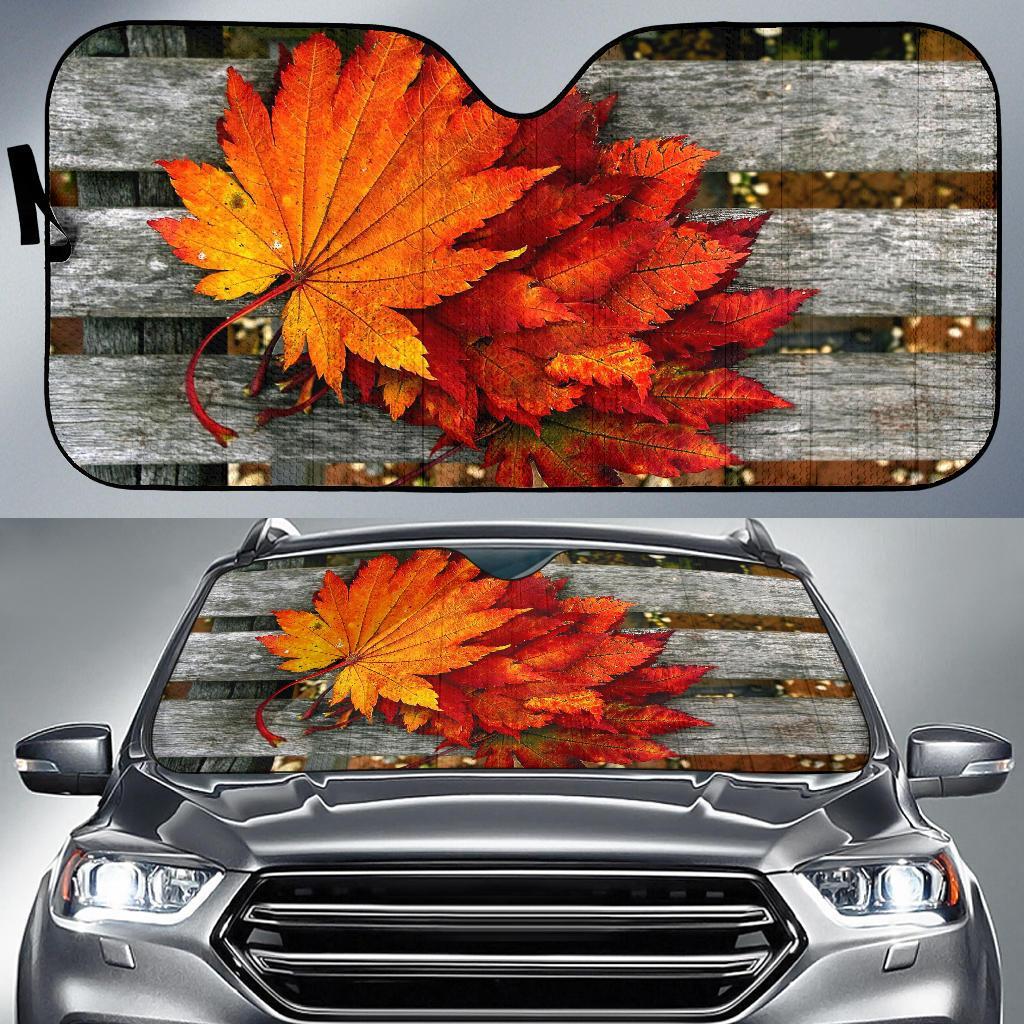 Autumn Tree Art Car Auto Sun Shade Autumn Tree Art Car Auto Sun Shade