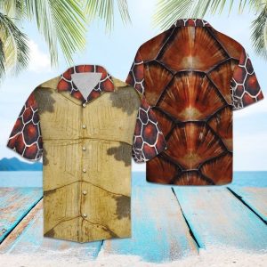 Awesome Sea Turtle Hawaiian Shirt Summer Button Up