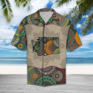 Awesome Washington Mandala Hawaiian Shirt Summer Button Up