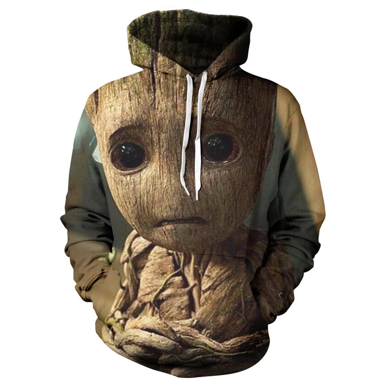 Baby Groot Art 3D Printed Hoodie/Zipper Hoodie Baby Groot Art 3D Printed Hoodie/Zipper Hoodie