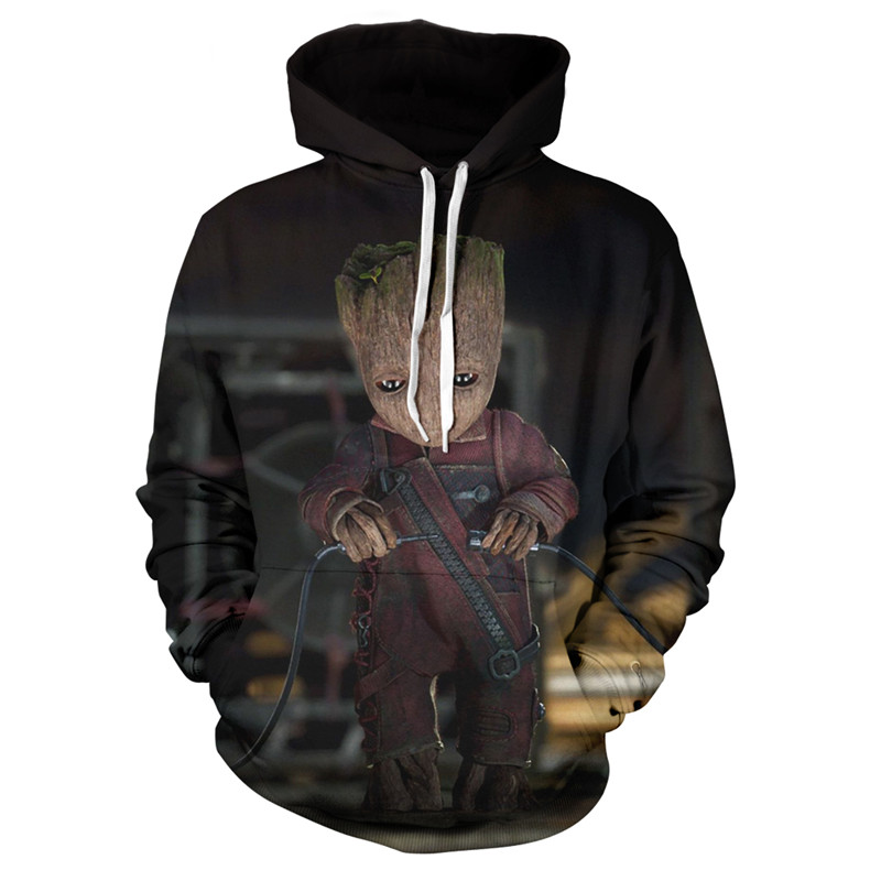 Baby Groot Art 3D Printed Hoodie/Zipper Hoodie Baby Groot Art 3D Printed Hoodie/Zipper Hoodie