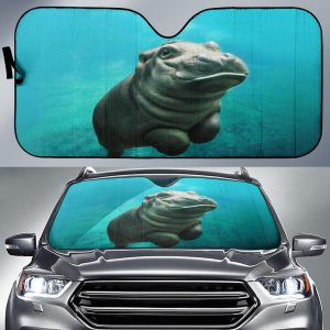Baby Hippo Car Auto Sun Shade