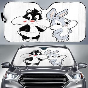 Baby Sylvester Baby Bugs Bunny Car Auto Sun Shade