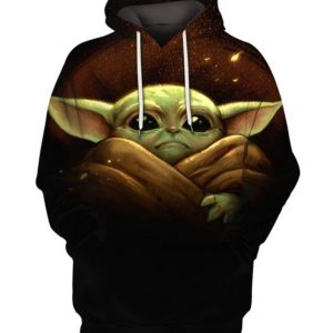 Baby Yoda 3D Printed Hoodie/Zipper Hoodie