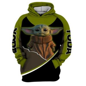 Baby Yoda 3D Printed Hoodie/Zipper Hoodie