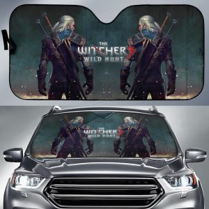 Back Geralt Of Rivia The Witcher Wild Hunt Car Auto Sun Shade