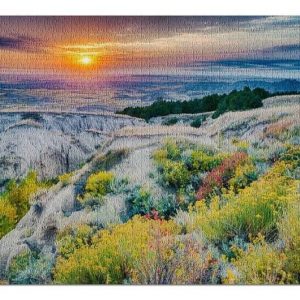 Badlands National Park At Sunrise Jigsaw Puzzle Set