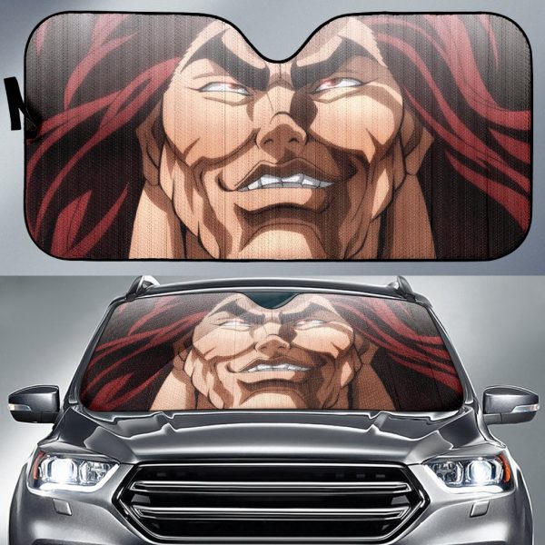 Baki Art Yuijro Hanma Anime Car Auto Sun Shade