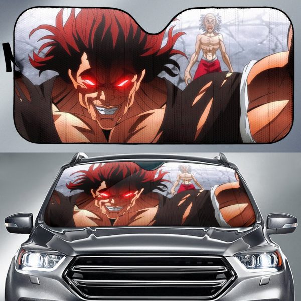 Baki Yuijro Hanma Art Anime Car Auto Sun Shade