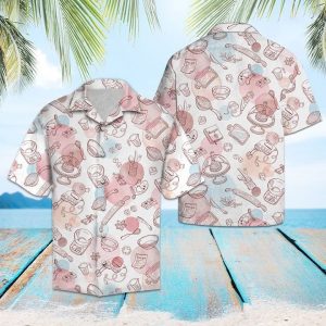 Baking Life Hawaiian Shirt Summer Button Up