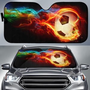 Ball Fires Car Auto Sun Shade