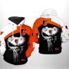 Baltimore Orioles MLB Skull Punisher 3D Printed Hoodie/Zipper Hoodie