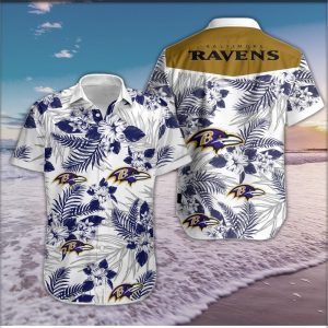 Baltimore Ravens Hawaiian Shirt Summer Button Up