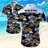 Baltimore Ravens Hawaiian Shirt Summer Button Up